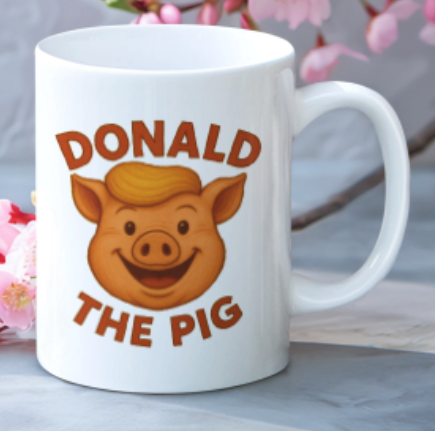 Donald the Pig Mug